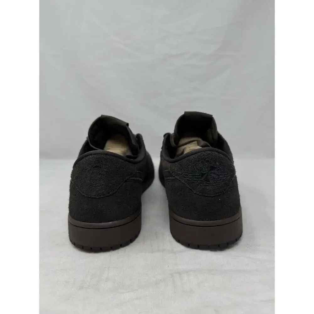 RARE PROMO SAMPLE Travis Scott X Jordan 1 Low Velvet Brown Size 13